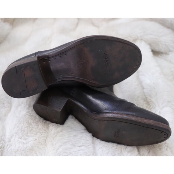 SOLD X UGG Collection Leather Heeled Boots - Picture 4 of 8